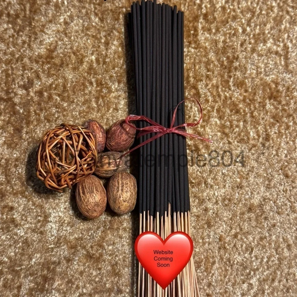 Natural Brown Fireball Exotic Incense Bundle of 80-100 11 inch sticks